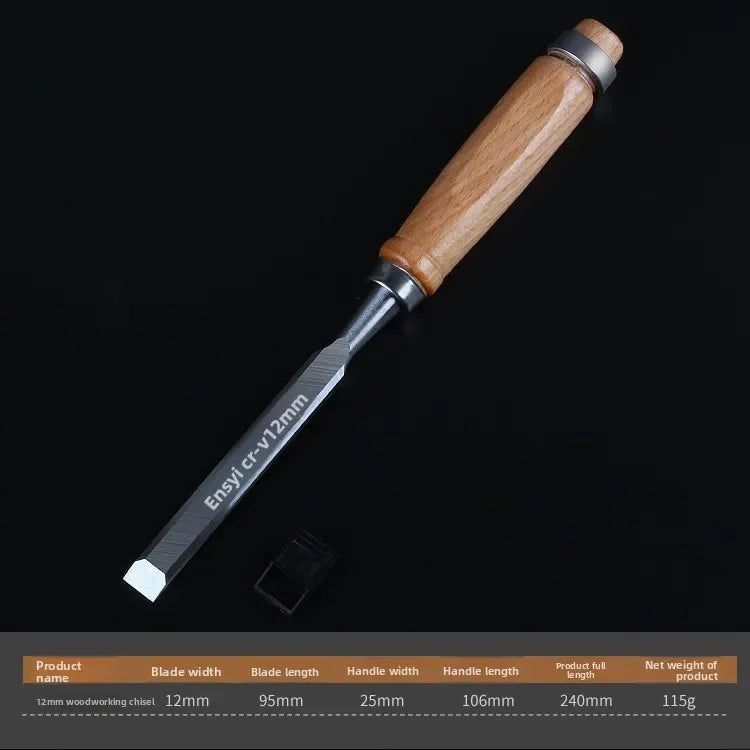 8/12/16/20/24mm Wood Carving Chisels Set Professional for Woodworking with Ergonomic Wood Carving Tools DIY Auxiliary Tools