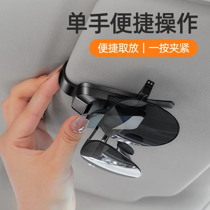 SKYACTIV LOGO For Mazda Axela 3 6 CX-30 CX-5 CX-9 MX-5 CX-8 Car Sun Visor Glasses Case Storage Wear-Resistant Sunglasses Holder