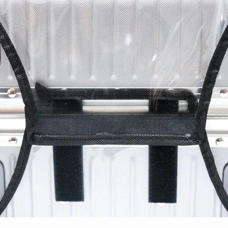 Transparent PVC cover for luggage, suitable for travel, luggage protection bag with handle, dust-proof and sporty design