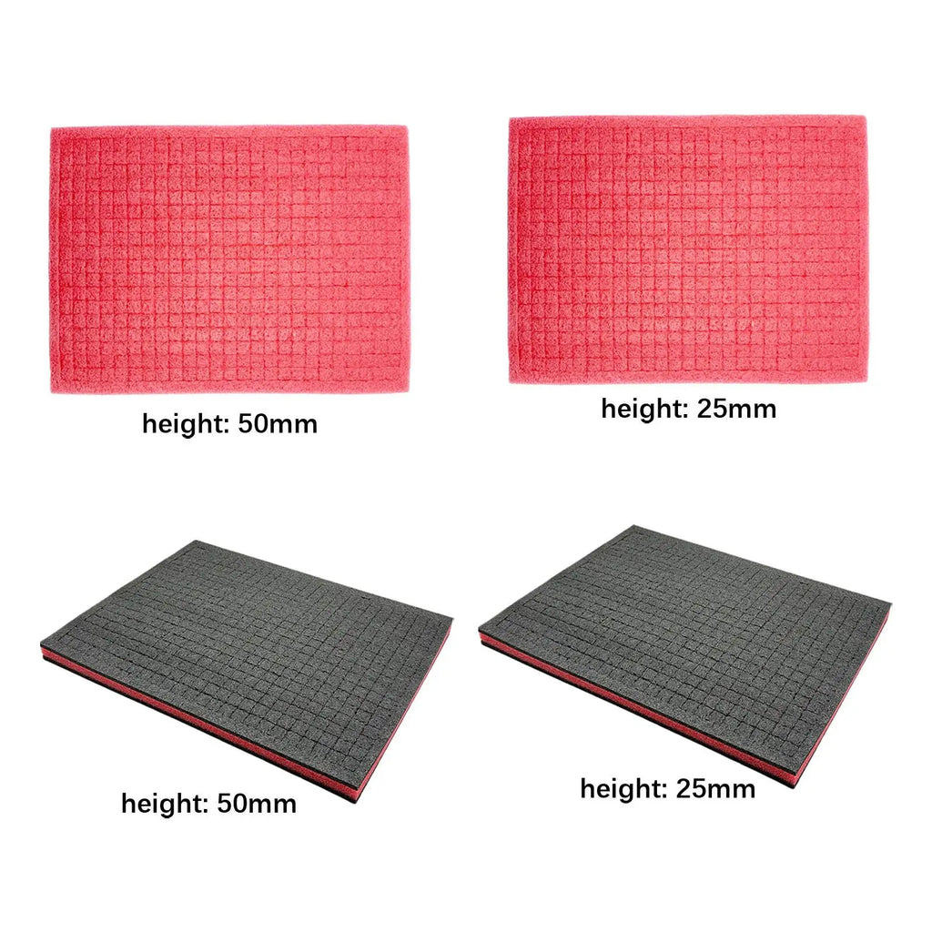 Tool Box Foam Universal 15.75x11.81inch Shadow Insert Cushion Liner Sheet for Jewelry Drawer Transporting Game Boxes Crafts