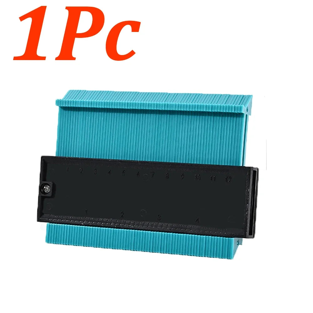 1-3Pcs Profile Contour Gauge Line Copier Ruler Irregular Shape Woodworking Tiling Plastic Measuring Ruler Cutting Template Tool