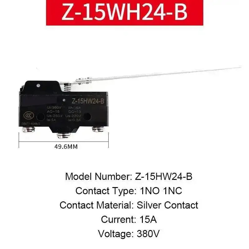 5pcs Micro Limit Switch Small Limiter Travel Switches LXW5-11G1/G2/Q1/M3 Screw Foot 1NO 1NC Silver Contact