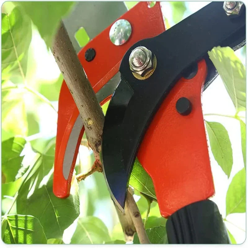 2 In 1 Extendable Tree Pruner Saw Long Handle Branch Cutter Garden Pruning Shears High Branch Trimmer Outdoor Tool