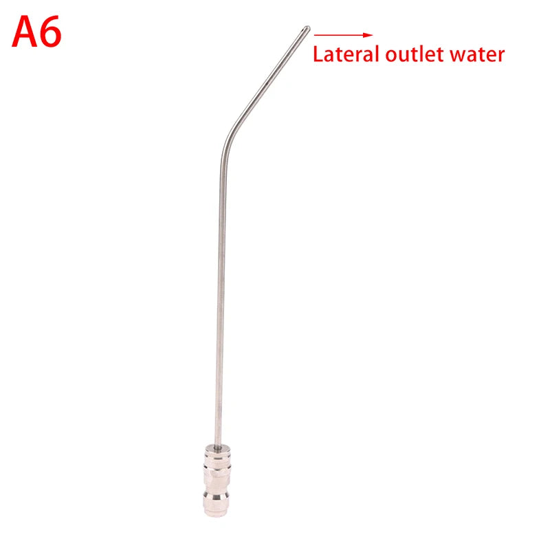 1pcs High Pressure Cleaning Needle Nozzle 1/4" Quick Connect Slim Design For Deep Cleaning AC & Car Washer Tanks