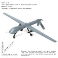 JASON TUTU 1/72 Scale MQ-1 Predator Drone Reconnaissance Collection Metal Diecast Model Aircraft Plane Drop shipping