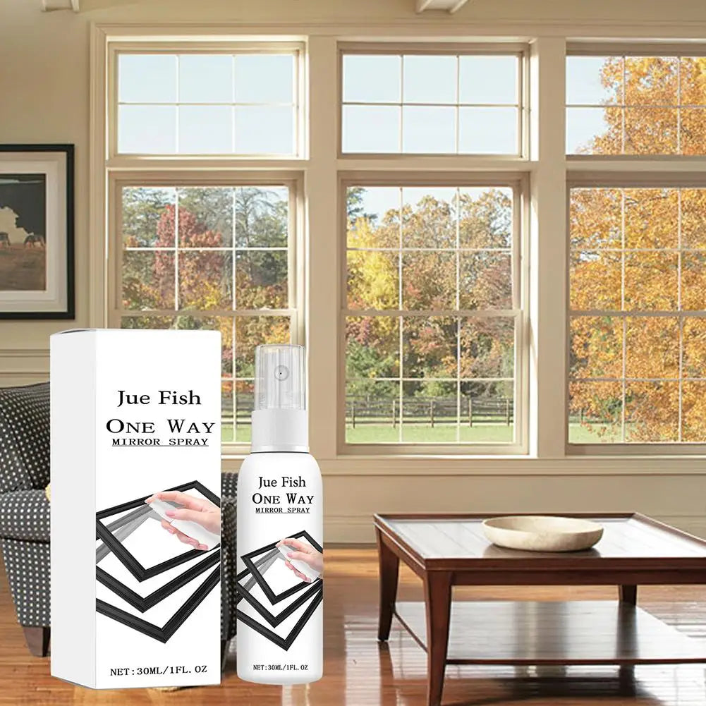 30ml One Way Mirror Spray Privacy Window Film Effect Anti Peeping Glass Isolation Tint Spray For Home Car Accessories