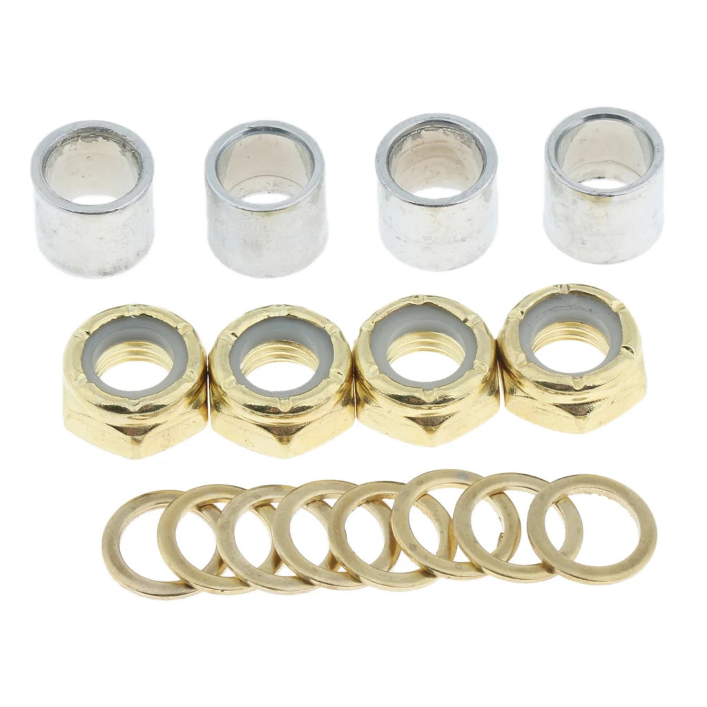 Skateboard Truck Spacers Nuts Cruiser Longboard Roller Skates Hardware
