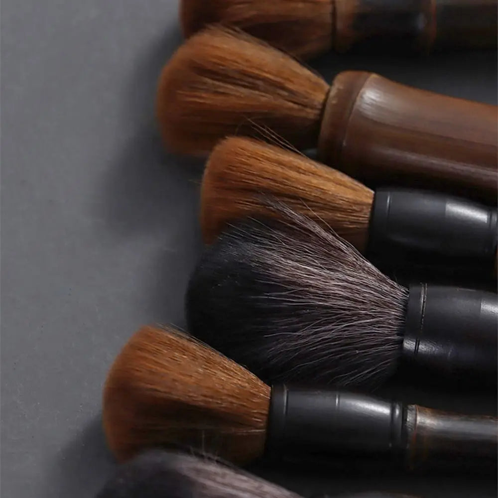 Vintage Carbonized Bamboo Root Teapot Pen Long Handle Easy To Clean Teaware Cleaning Brush Chinese Style Portable Tea Brushes