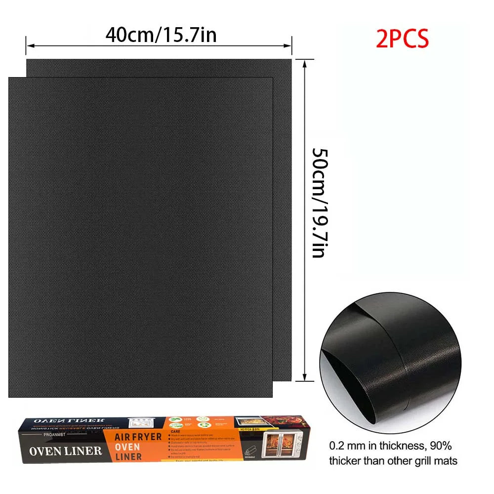 Copper Grill Mats for Outdoor Grill 60*40cm Cooking Grill Sheet Heat Resistance Kitchen BBQ Tool Reusable Easy to Clean Barbecue