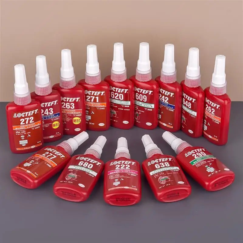 50ML Threadlocker High Strength Threadlocker Impact Resistance Anaerobic Threadlocker Adhesive Caulk Adhesives Sealer Hardware