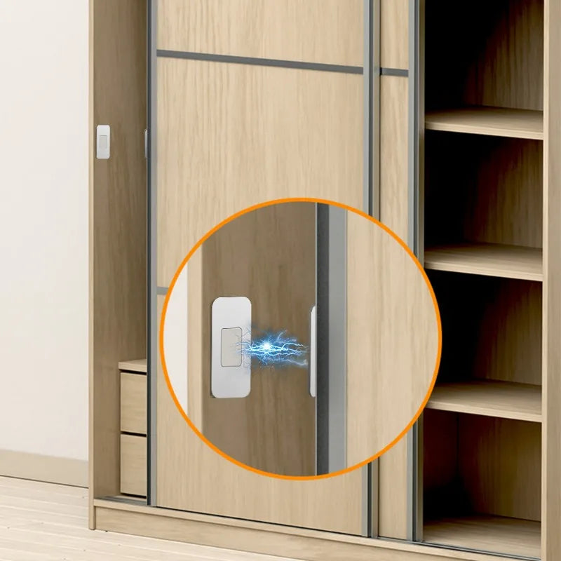 Self Adhesive Door Stop Magnetic Cabinet Catches Invisible Soft-Catch Anti-Rust Magnet Stickers Hidden Door Closer for Cupboard