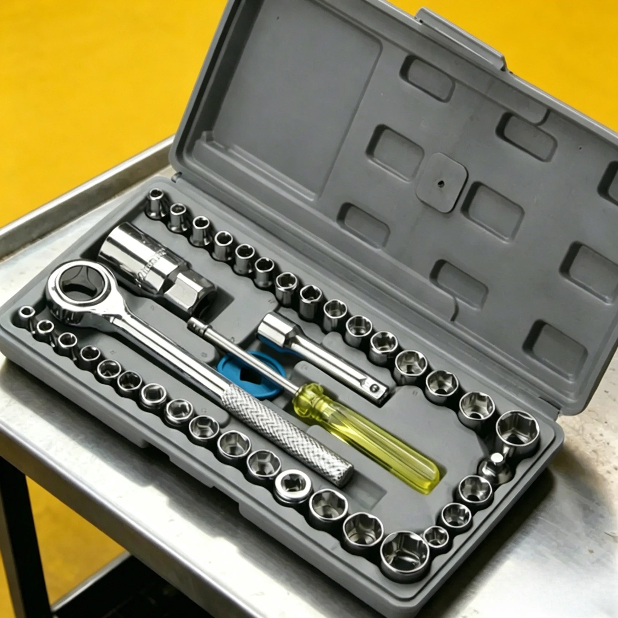 Auto Disassembly Tool Set Car Repair Socket Wrench Kit Professional Automotive Mechanical Maintenance Hand Tool Kit