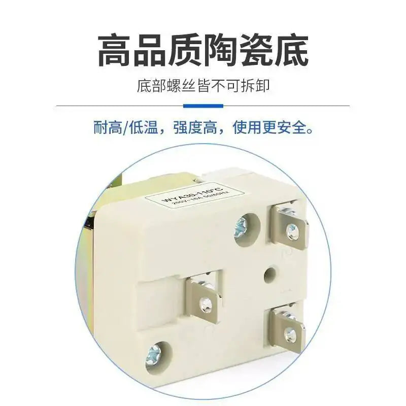 Knob Thermostat Temperature Control Switch Electric Oven Fryer Soup Pot Electric Fryer Oil Fryer Controller 30-110 Degrees