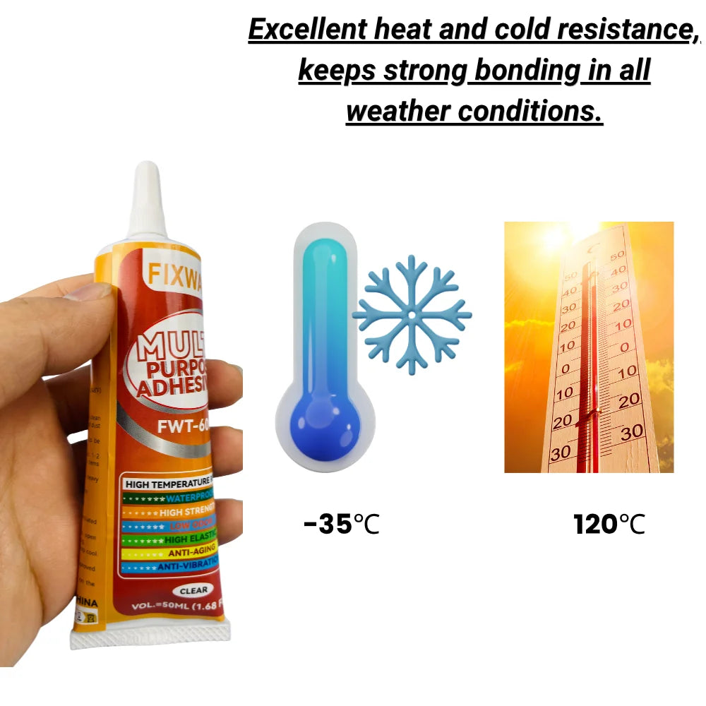 Car Logo Sticking Glue, Waterproof Heat Resistant Adhesive, Fit for Chrome Metal, ABS, Acrylic Car Badge & Interior Parts