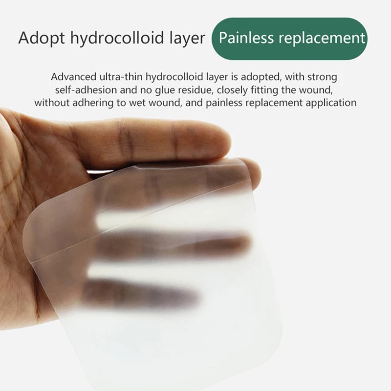 Ultra Thin Hydrocolloid Adhesive Dressing Wound Dressing Thin Healing Transparent Pad  Breathable Waterproof Patches