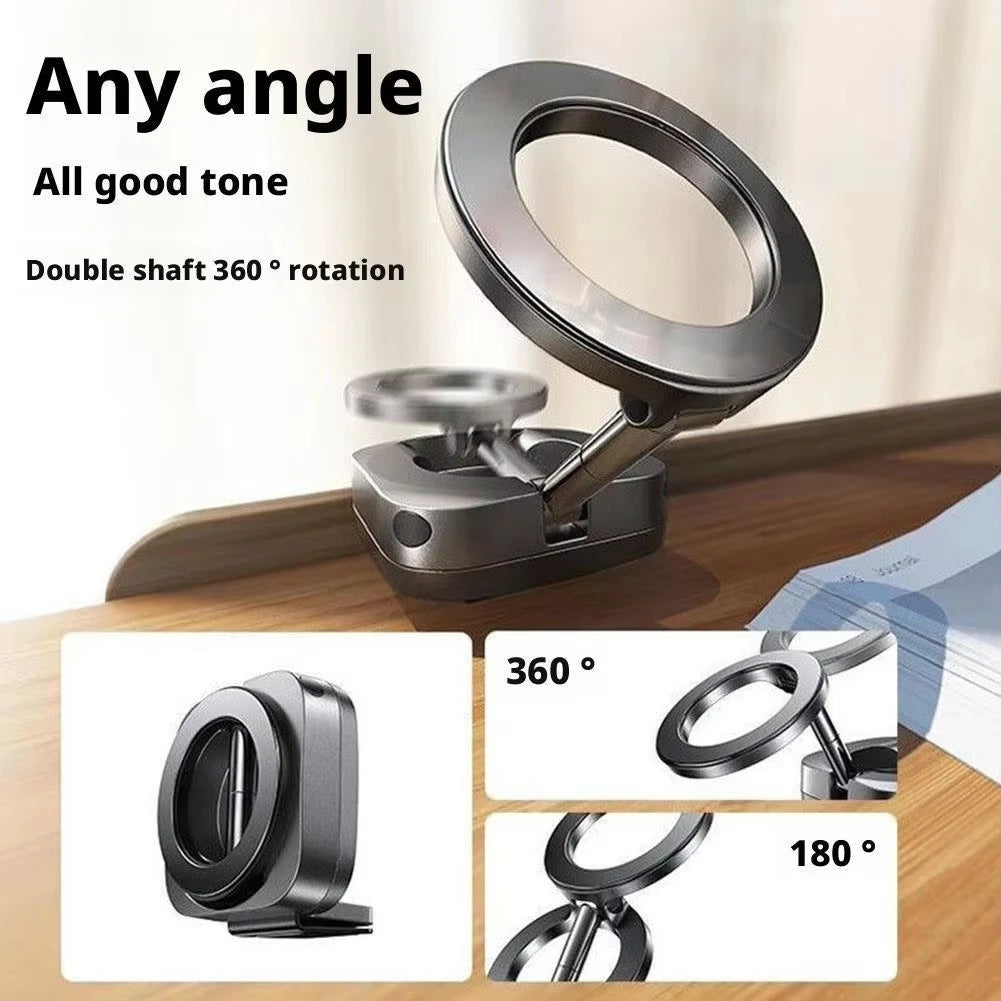Lenovo Car Airplane Phone Holder Foldable 360° Rotation Dashboard Stand for iPhone 17 16 15 Travel Essentials Flight Compatible