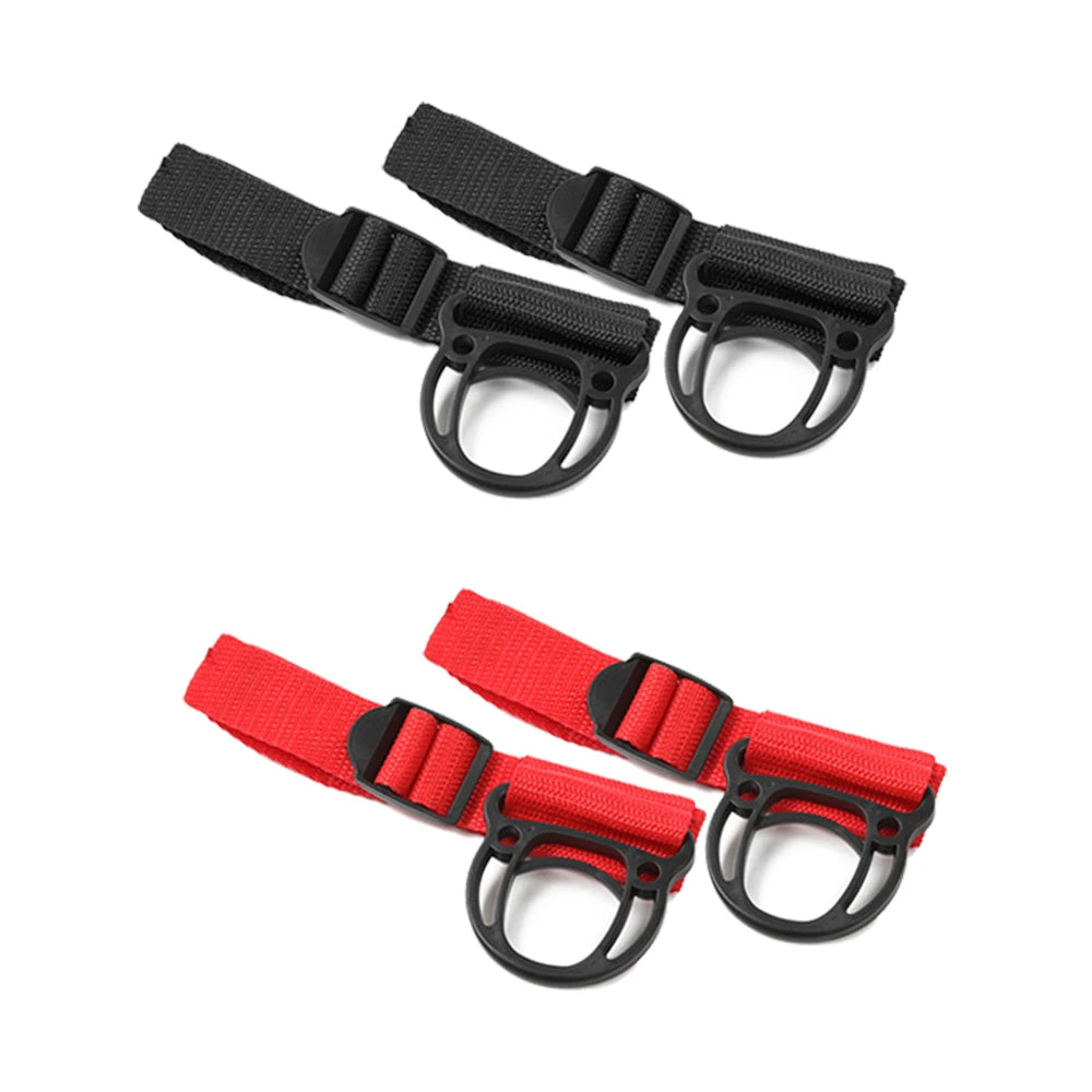 Roll Bar Hang Strap Coat Hook Kit for Jeep Wrangler Unlimited CJ YJ TJ JK JKU JL JLU 4XE JT Clothes Hanger Car Accessories