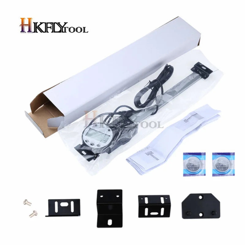 0-150/200/300/400/500mm 0.01 mm DRO Magnetic Remote Digital Readout Digital Linear Scale External Display Measuring Tool