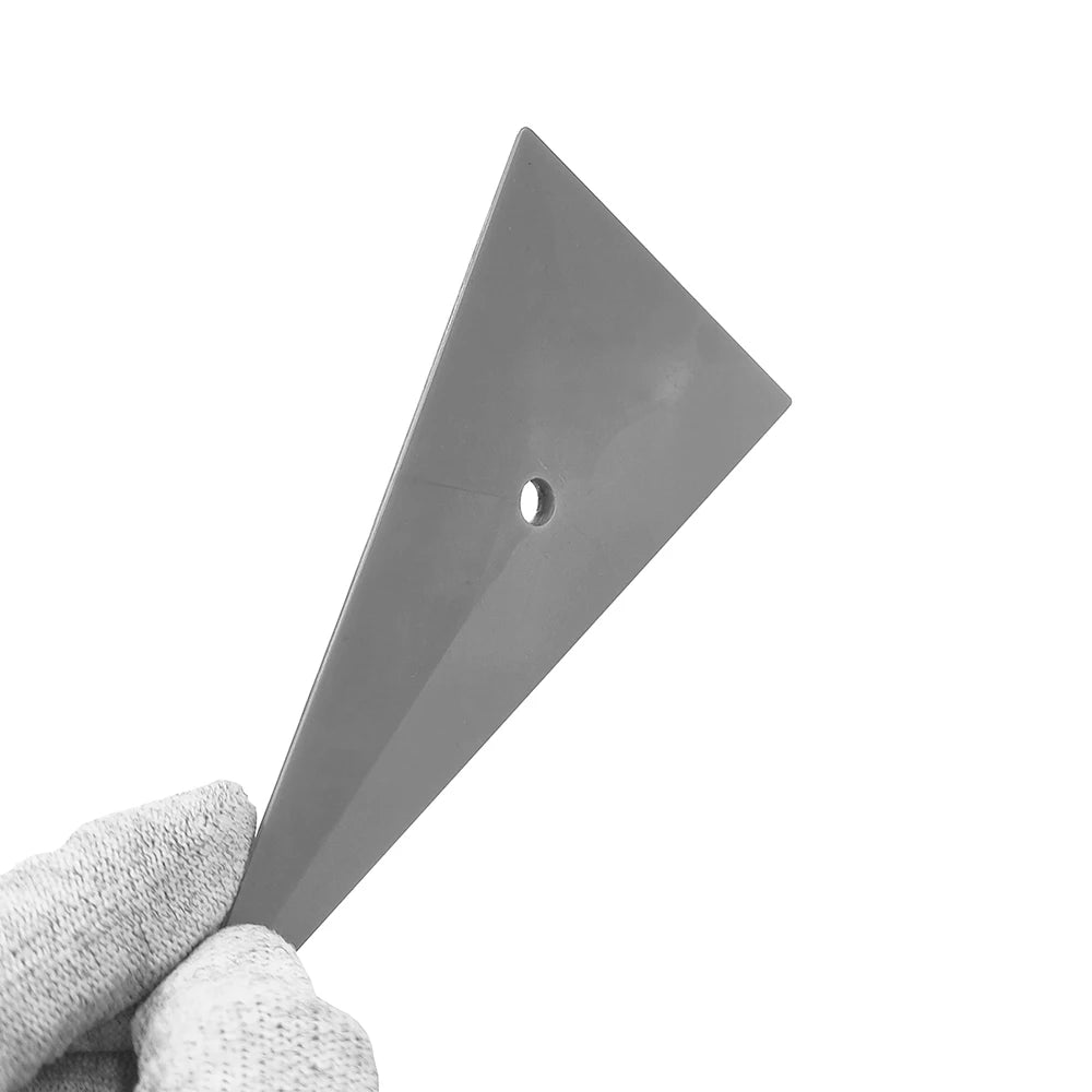 6pcs Foil Squeegee Vinyl Film Car Wrap Auto Home Office Car Film Sticker Install Cleaning Silver Scraper Window Tints Tool A73