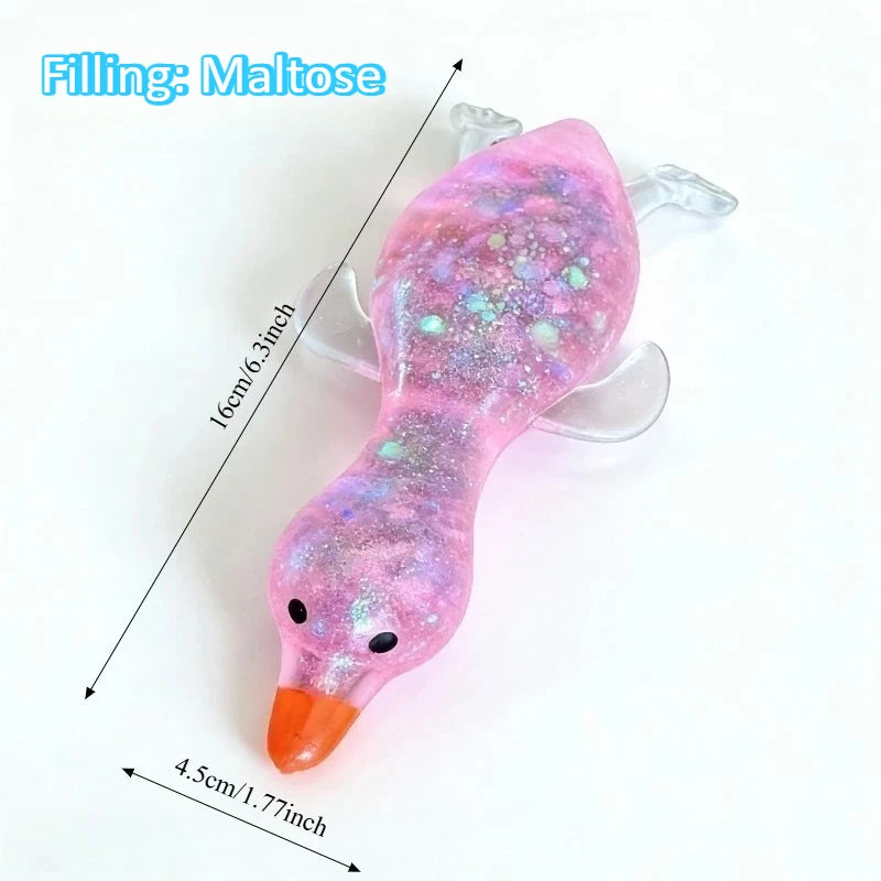 Squishy Antistress Duck Fidgets Toys Cute Goose Animals Vent Toys for Kids Adults Decompression Stretch Toys Friends Best Gift