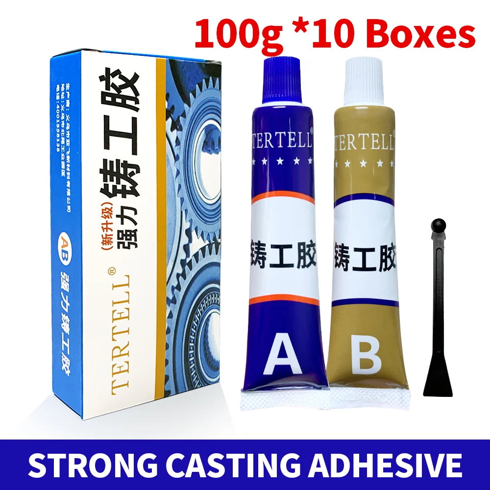 Welding Glue Metal Repair Adhesive Heat Resistance AB Sealant High Strength Plastic Repair Casting Adhesive Metal Plastic Wood