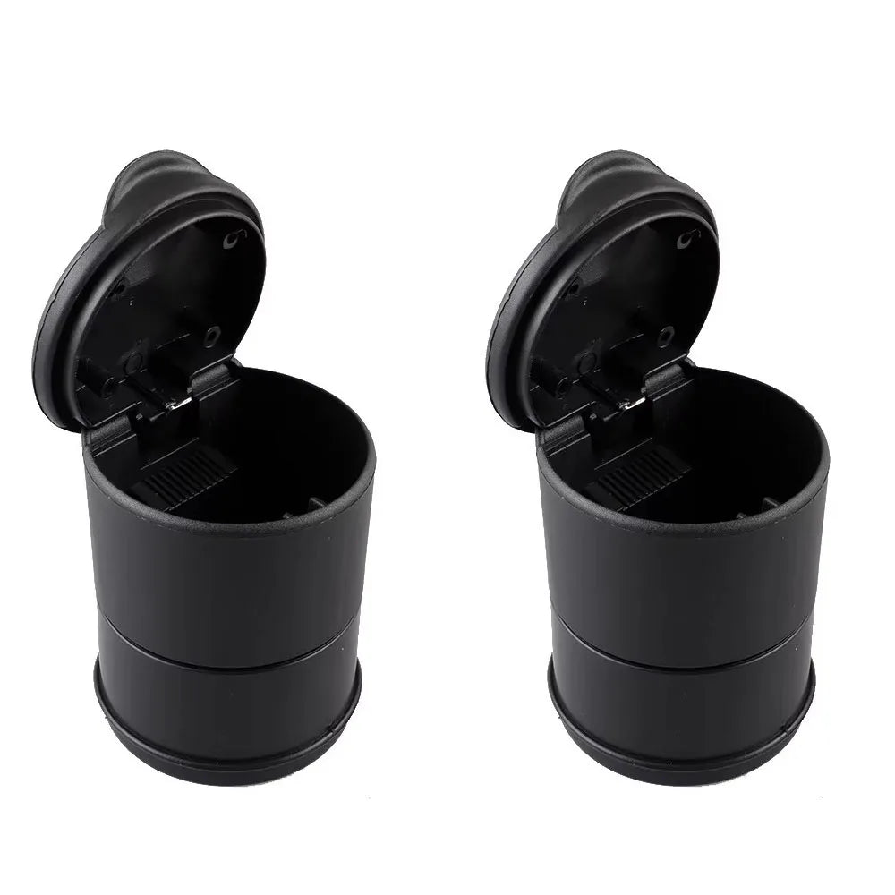 1-5Pcs New Car Ashtray Garbage Coin Storage Cup Container Cigar Ash Tray Car Styling Universal Size ashtray