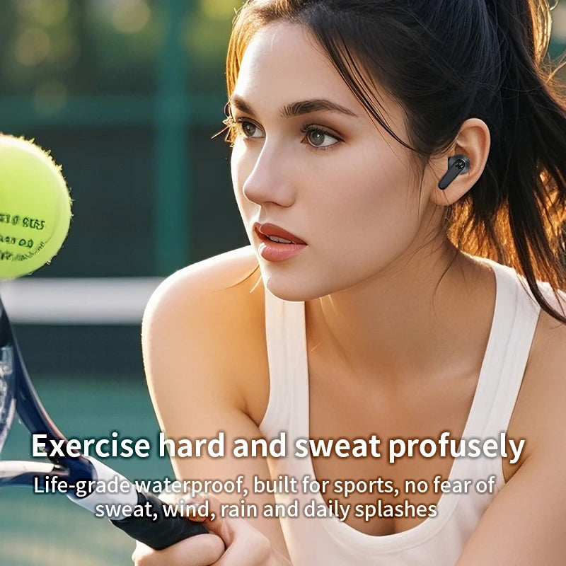 LED Display Smart Touch Control Headphones Language Translator Bluetooth Wireless Earphone Noise Cancelling Music Sports Earbuds
