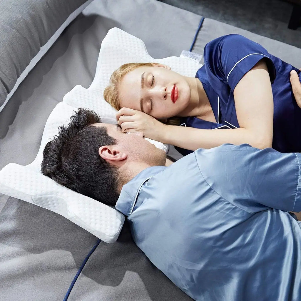 1pc Memory Couple Pillow Arm Pillow Slow Rebound Pressure Ergonomic Support Neck Pillow Soft Foam Travel Arched Shaped U Pillow
