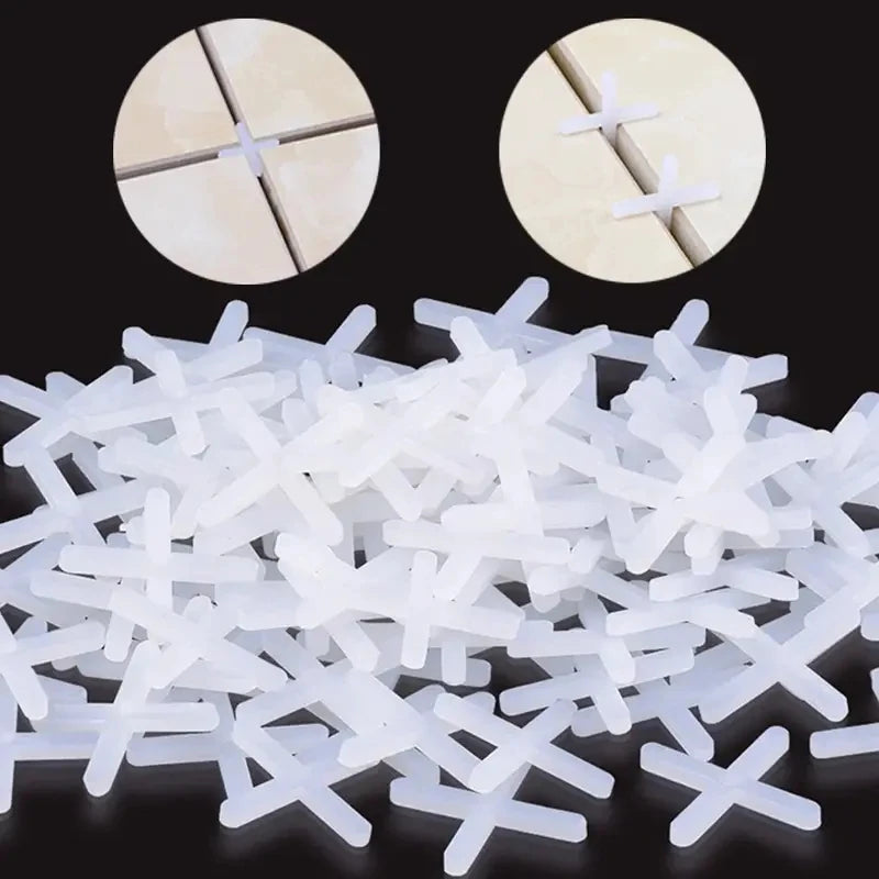51 Pieces, Polypropylene (Pp) Adjustable Tile Spacers, with Positioning Cones and Positioning Tabs, for Professional Flooring and Wall Tiles