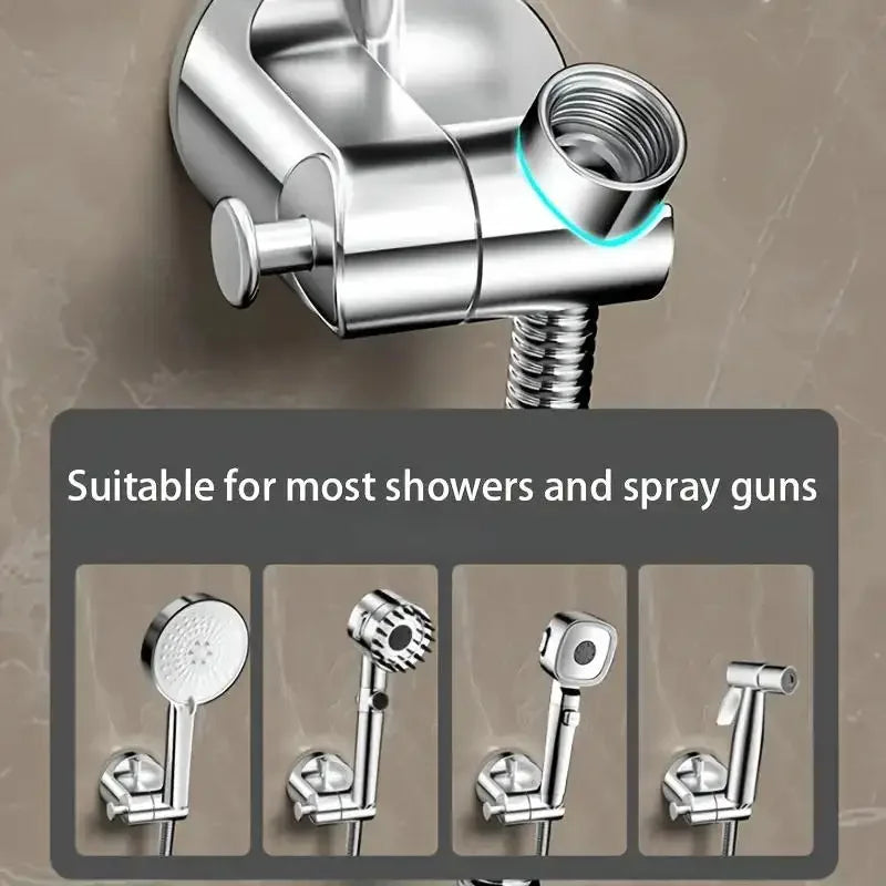 No-Drill Suction Cup Adjustable Shower Head Holder,Adjustable Shower Head Holder, Suction Cup Shower Head Holder