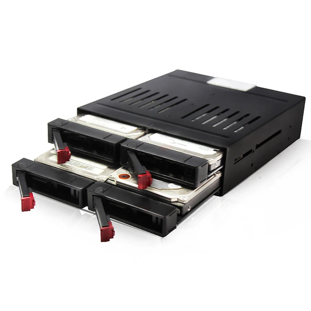 OImaster HE-2006 4-slot Internal Hard Disk Rack Support Four 2.5inch SATA HDD/SSD Easy Installation Plug and Play Hard Disk Rack