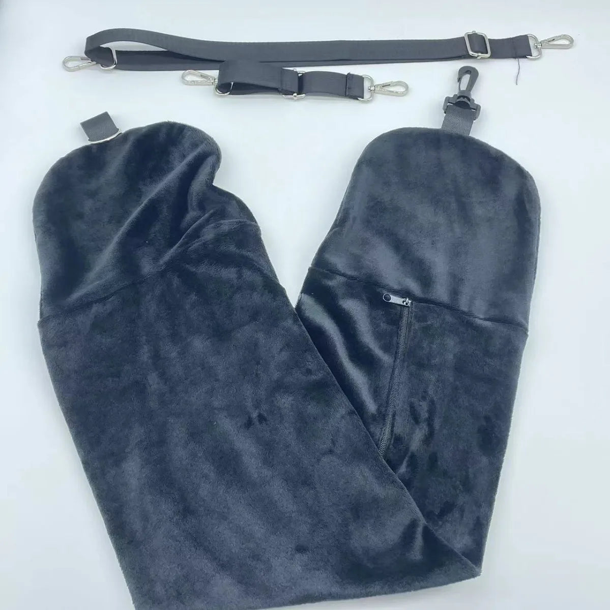 Fillable travel neck pillowcase storage bag can carry travel bag airplane pillow filling clothing