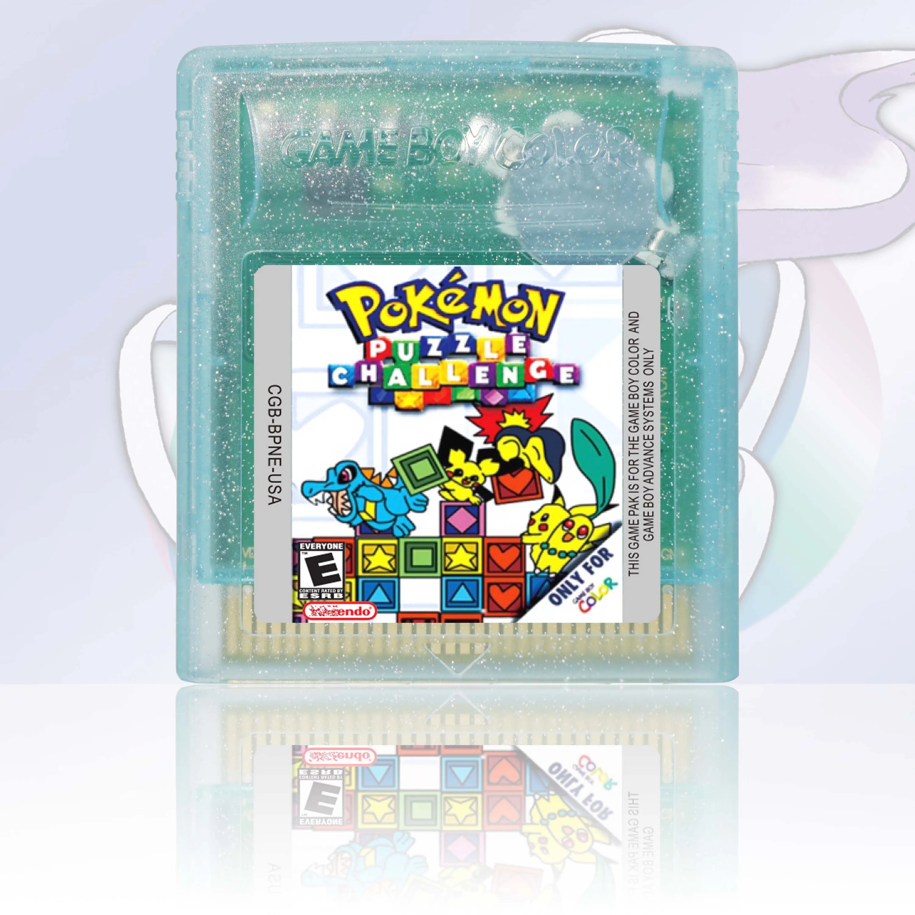Pokemon Crystal Clear/Orange/Prism/Polished Series GBC Game Cartridge 16 Bit Video Game Console Card High Quality GBC Video Game
