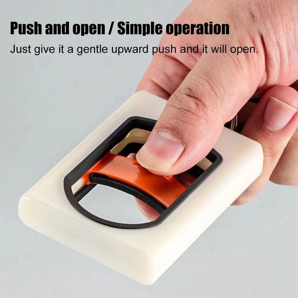 Square Cable Tie Organizer Fluorescent Cable Tie Organizer Portable Reusable Storage Cable Tie Holder Cable Tie Storage Tool