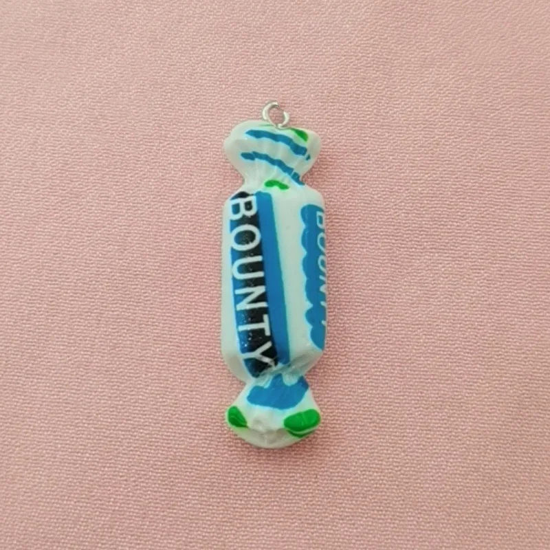 10pcs simulation candy and food toy resin pendant, DIY jewelry making earrings, keychain accessories