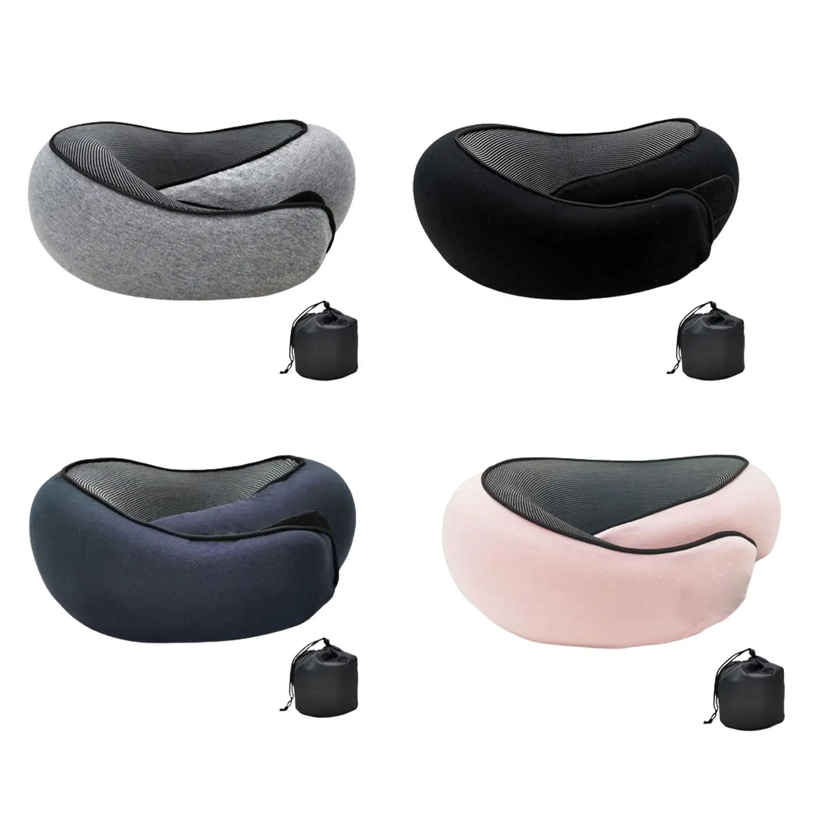 Travel Pillow Adjustable Soft Plane Accessories Comfortable Foldable Memory Foam