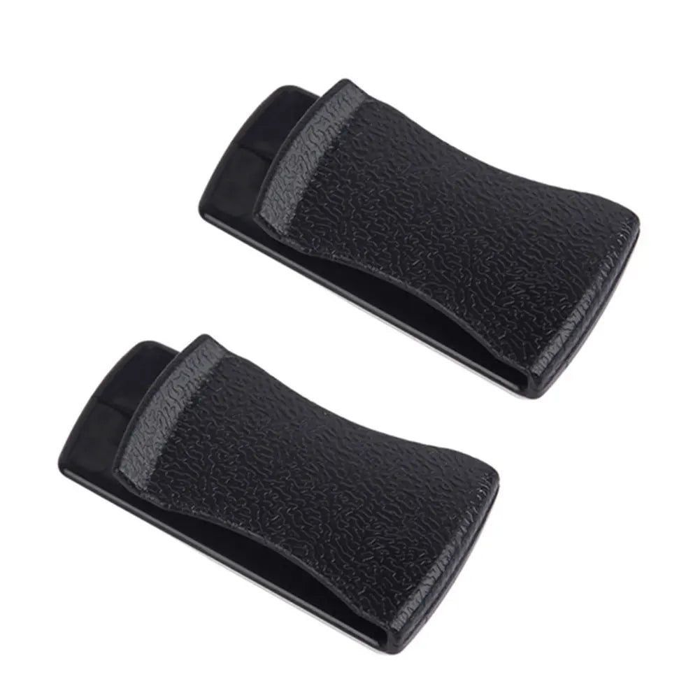 2PCS Sunglass Holder Card Glasses Ticket Holder Auto Car Clip Black Dashboard Door Adhesive Clips Car Styling Car Accessories