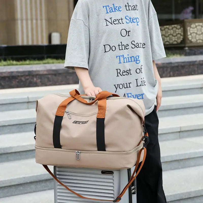 Travel Gym Bag Short-distance Luggage Portable Fitness Bags Shoulder Crossbody Chest Bag Handbags Duffle Carry On Weekender Bag