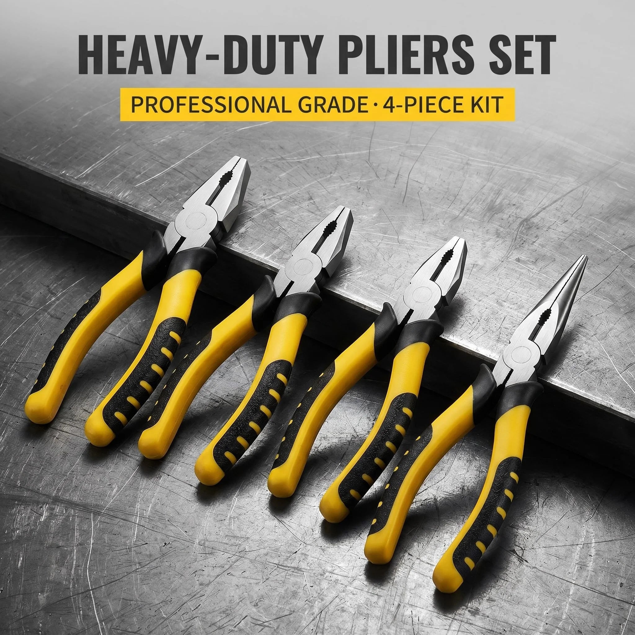 Electric Wire Pliers Large Opening Sharp Multifunction Tool for Cutting Twisting Gripping Metal Wires Heavy Duty Industrial Tool