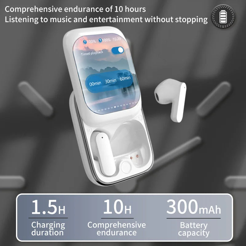 Hot Sales Touch Screen Earbuds Smart Earbuds Waterproof Wireless Earbuds Advanced Noise Cordless Earbuds Touchscreen Ear Buds