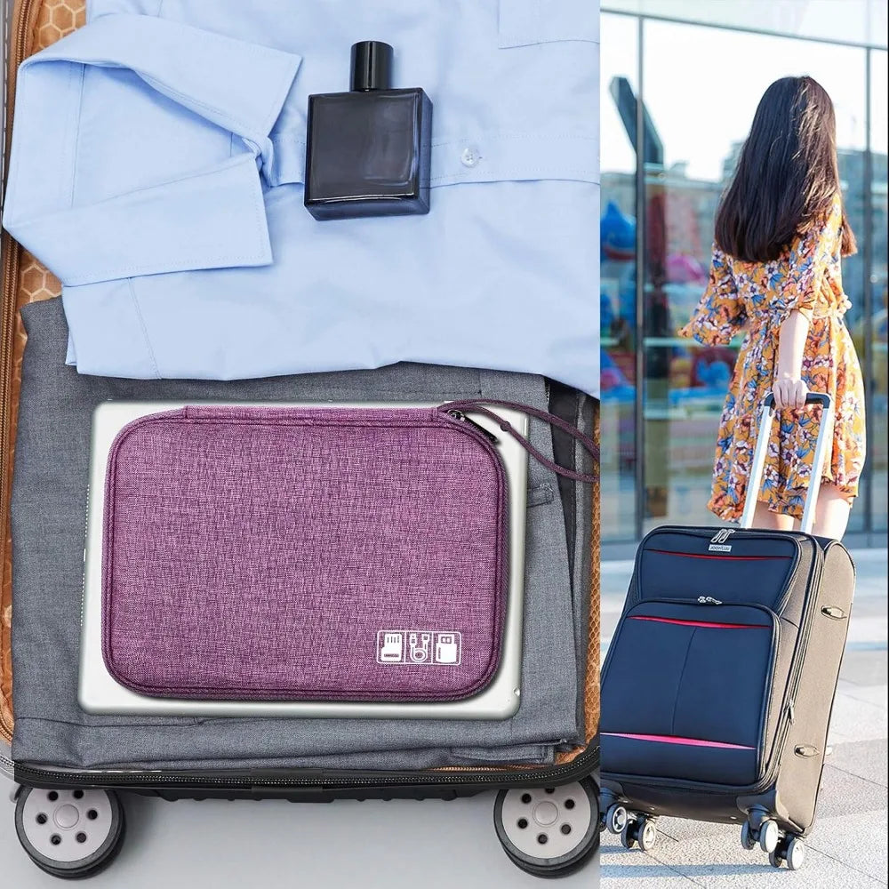 Travel Electronics Organizer Bag Portable Cable Storage Organizer Electronic Accessories Case Phone Charger Storage Holder Bags