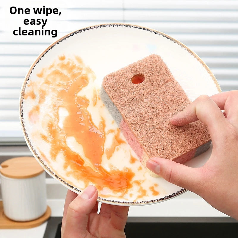 Kitchen Stain Removal Sponge Magic Wipe Hundred Clean Cotton Dishwashing Sponge Wipes Bathroom Cleaning Utensils