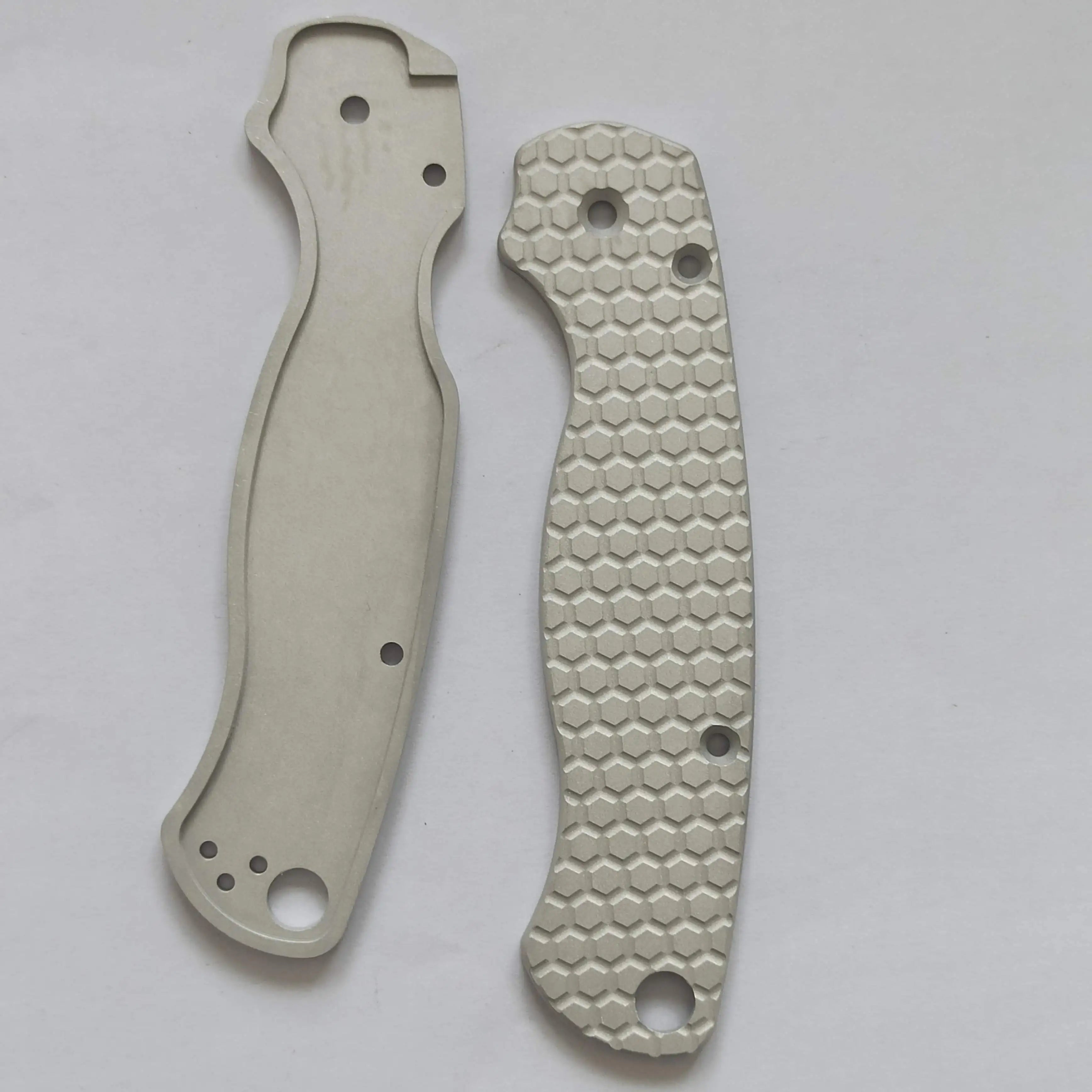 1 Pair Aluminum Alloy Knife Handle Scales for Spyderco C81 Para 2 Folding Knives