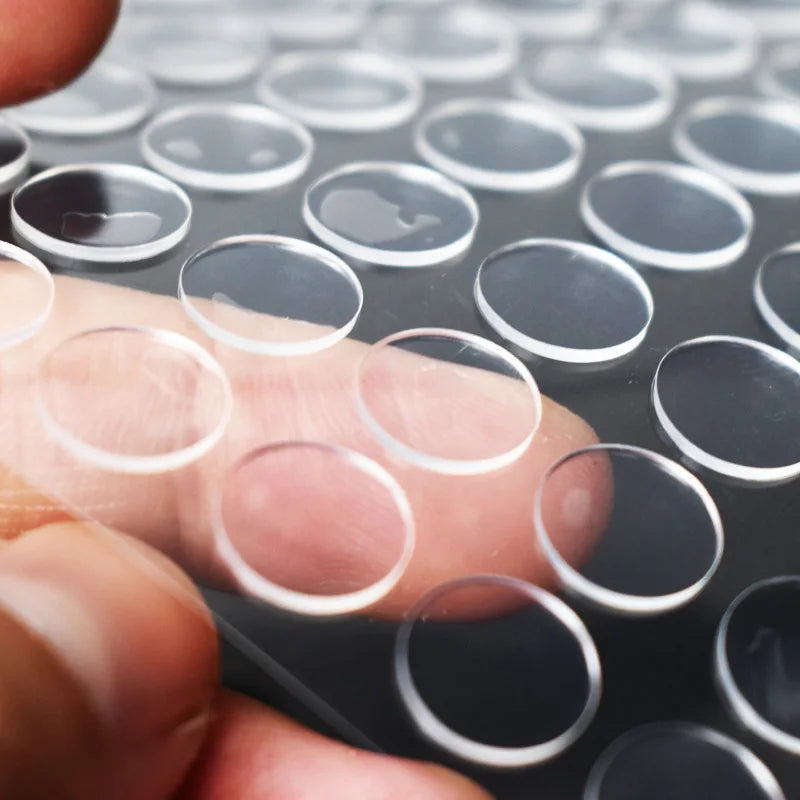 200/500pcs Clear Glue Oval Tape Double Sided Tape Adhesive Dots No Traces Doll Foot Fixed Sticker Waterproof DIY Crafts Fixing