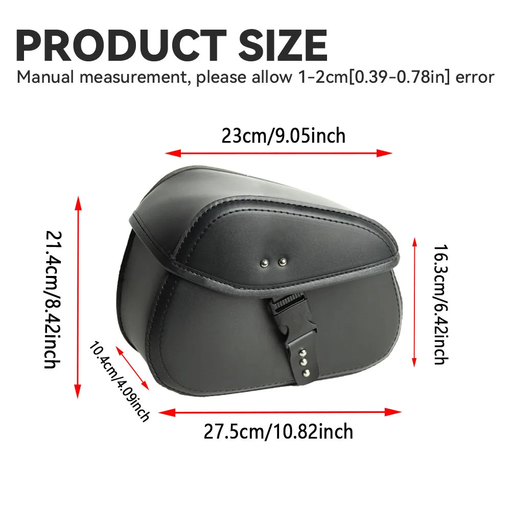 Universal Motorcycle SaddleBag Motorbike Side Bags Storage Tool for Harley Suzuki Kawasaki Yamaha ﻿
