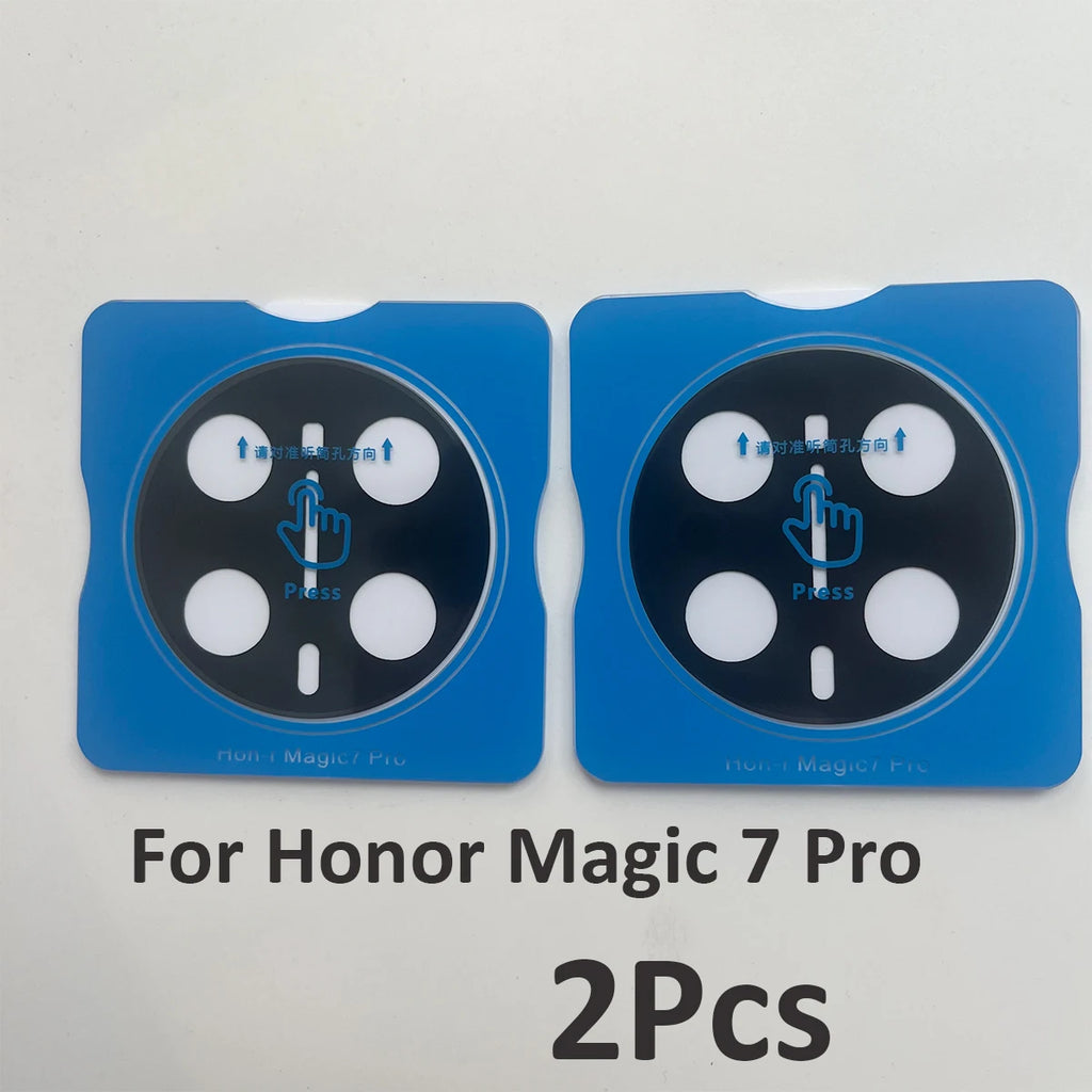 2Pcs For Honor Magic 8 7 6 Pro 7pro Camera Lens Glass Cover Locator Easy Installation Protector For X200Ultra Camera Glass Film