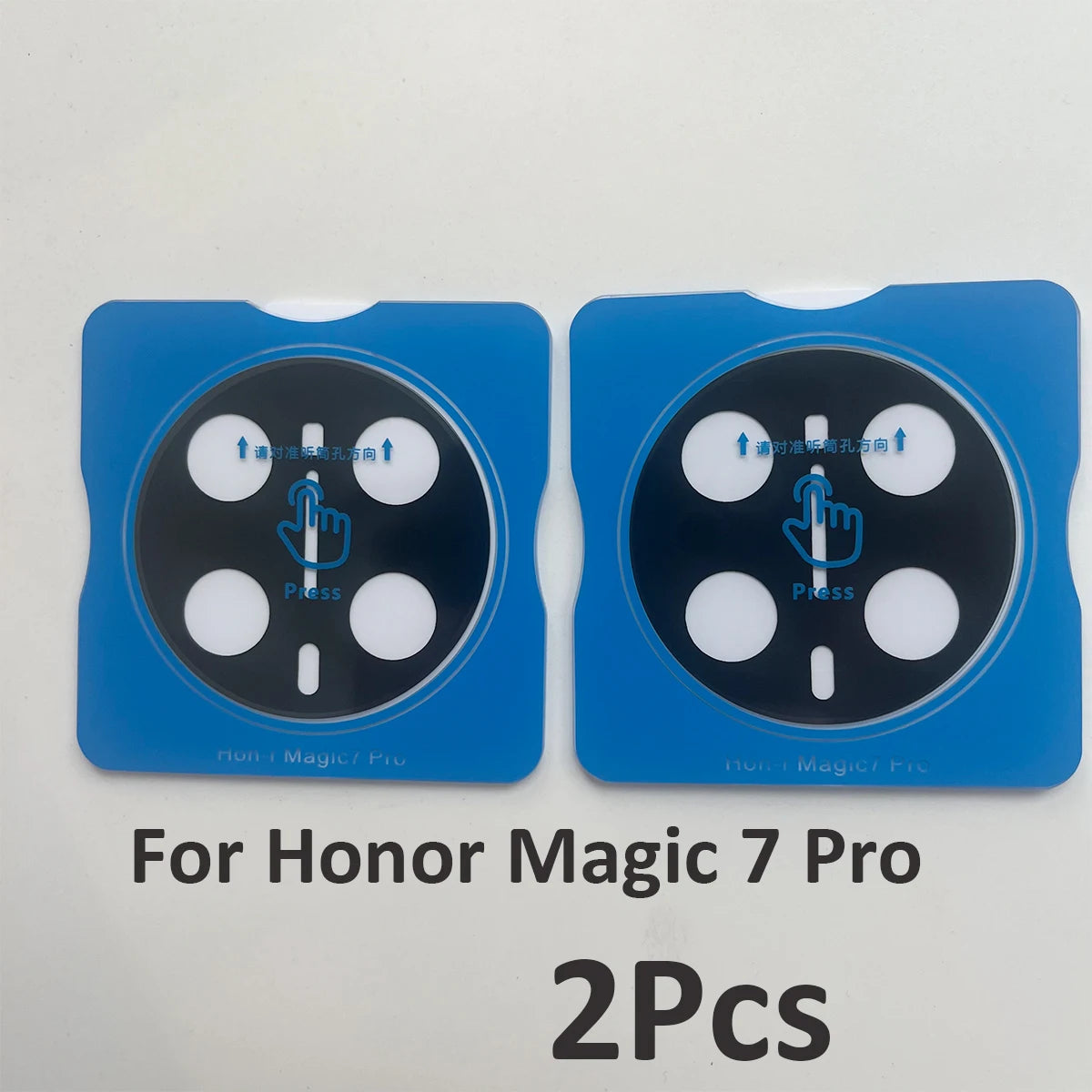 2Pcs For Honor Magic 8 7 6 Pro 7pro Camera Lens Glass Cover Locator Easy Installation Protector For X200Ultra Camera Glass Film