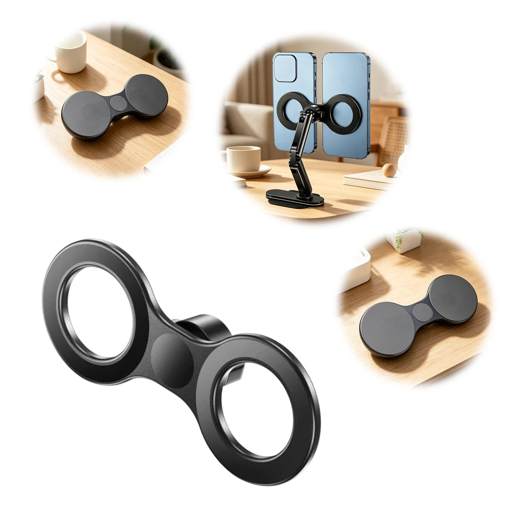 17mm Ball Head Stand Lightweight Tablet Magnetic Mount Holders Multi Purpose Adjustable Streaming Clamp for Office Desk&Home Use