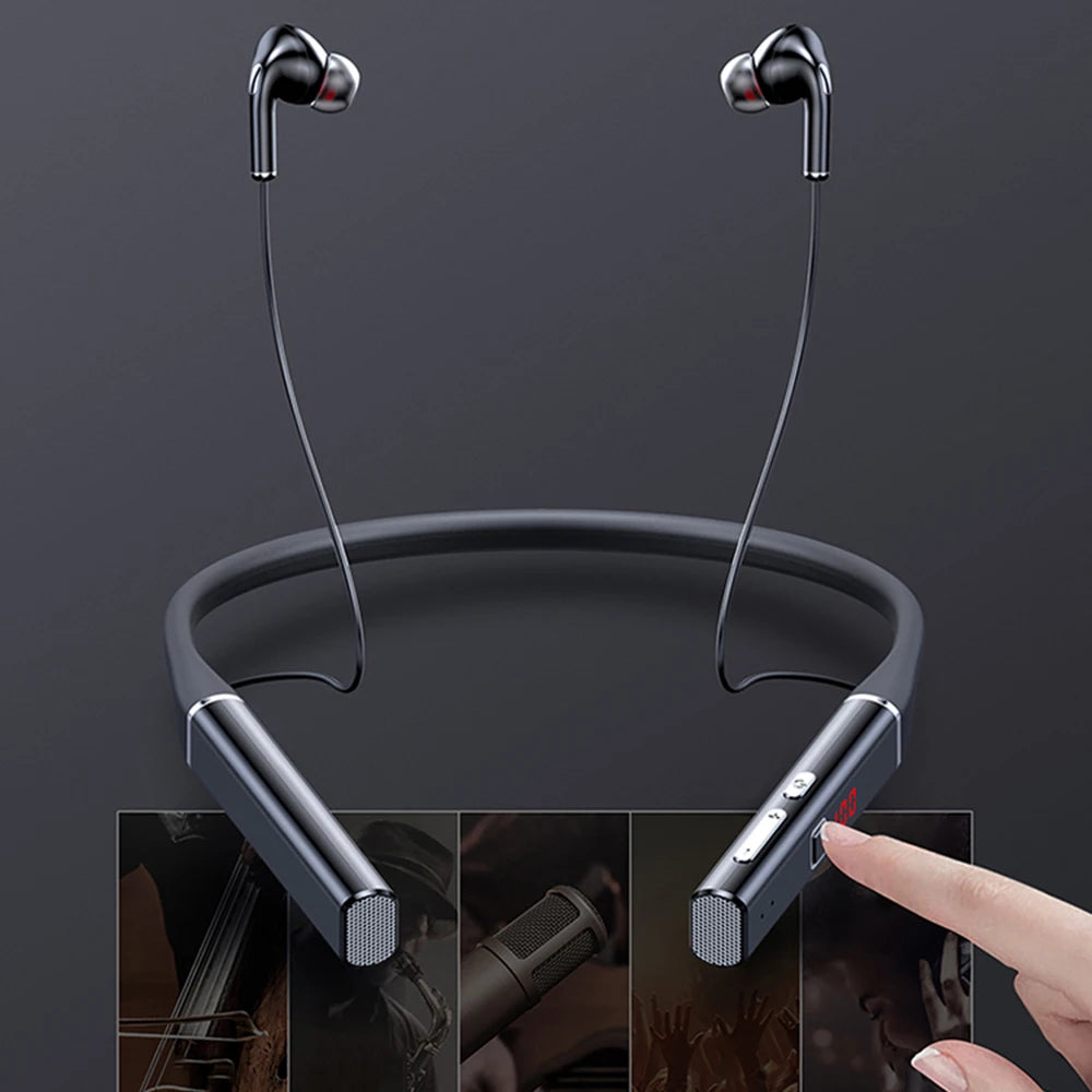 TWS 100 Hours Wireless Headphones Bluetooth-compatible Magnetic Neckband Headphones Waterproof Headphones Noise Canceling S720