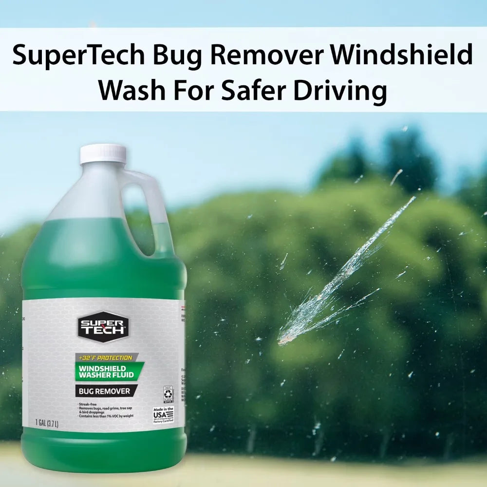Large-capacity household Green Windshield Washer Fluid Bug Remover with Water Repellent for Car Windshield Cleaning